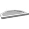 Ekena Millwork Octagonal Top Surface Mount PVC Gable Vent w/ 2"W x 2"P Brickmould Sill Frame, 30"W x 20"H GVPOT30X2003SN - alternate 5
